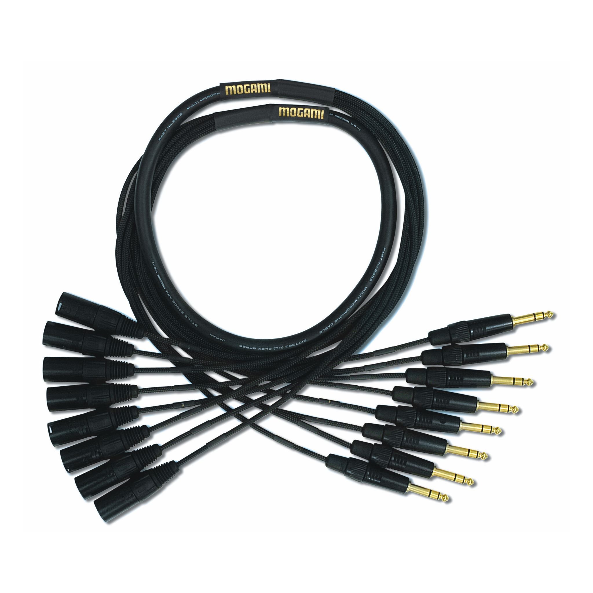 Mogami Gold 8-Channel 1/4" TRS Male to XLR Male Analog Snake Cable - Thumbnail 4